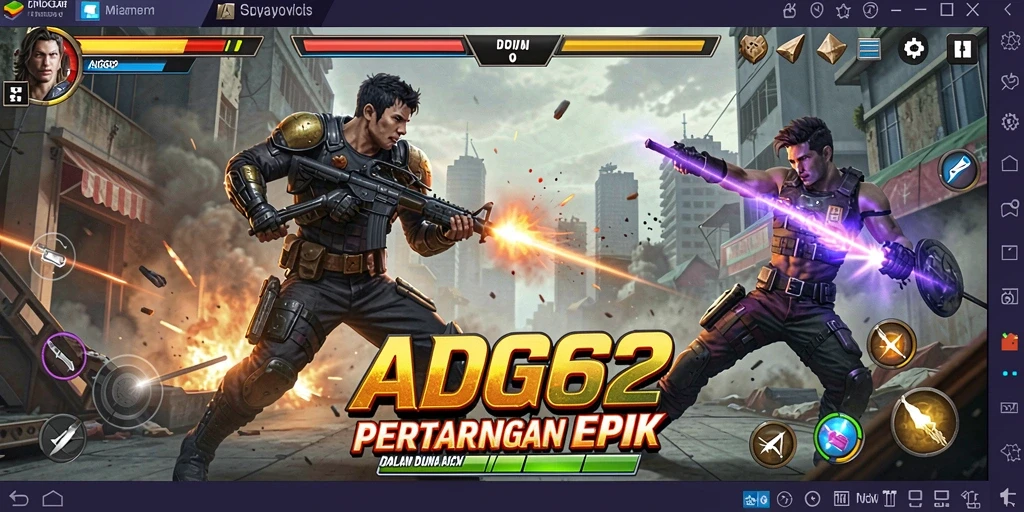Tangkapan layar menampilkan aksi seru dalam ADG62 dengan grafis yang memukau.