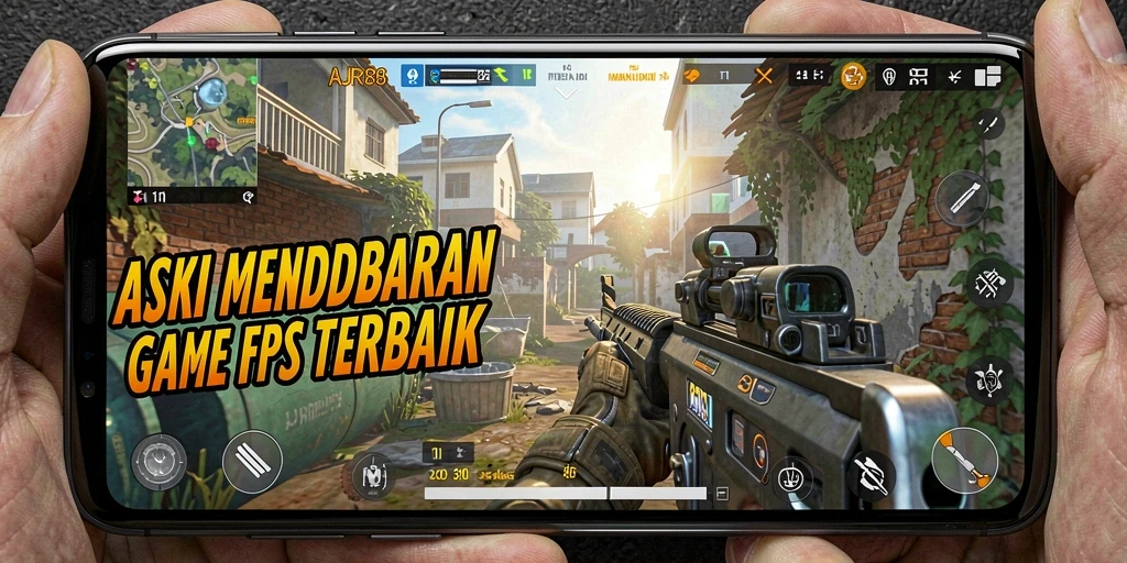 Screenshot utama AJR88 menampilkan aksi menembak yang mendebarkan.