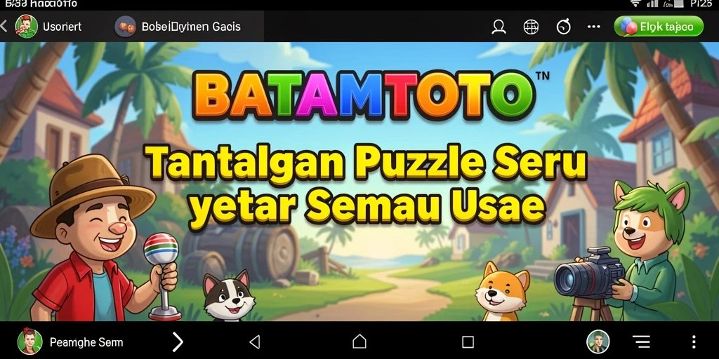 Tampilan gameplay menantang dari BATAMTOTO dengan berbagai puzzle menarik.