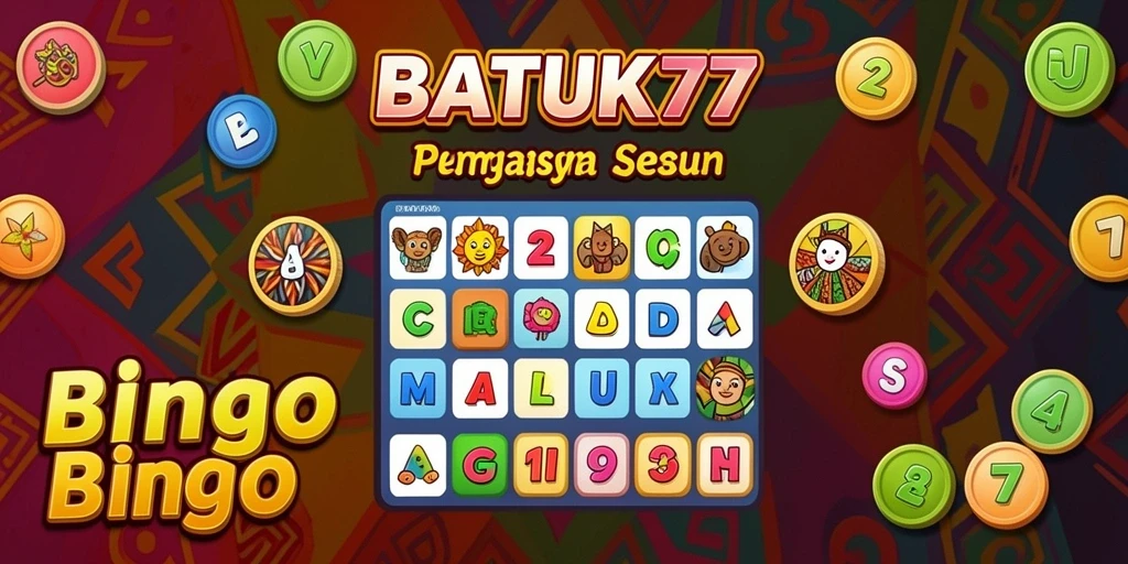 Tampilan gameplay seru dari BATIK77 yang menampilkan keseruan permainan Bingo.