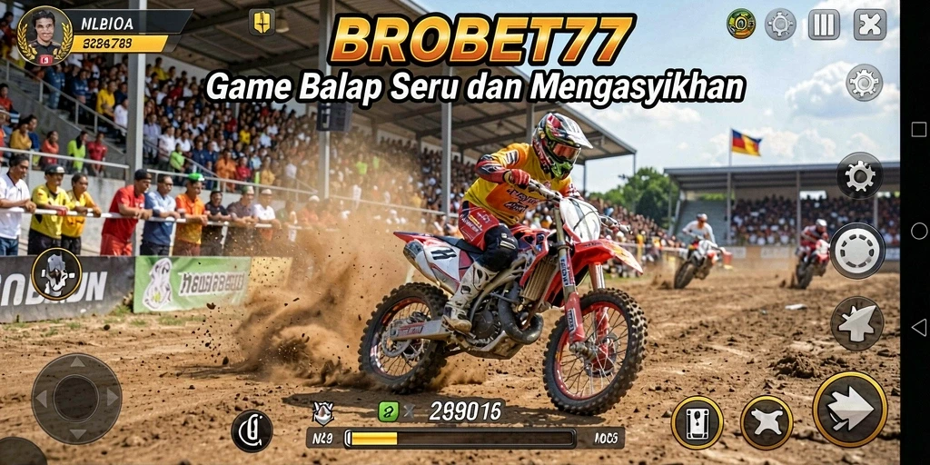 Gameplay menarik dari BROBET77 dengan adrenalin tinggi di lintasan balap.