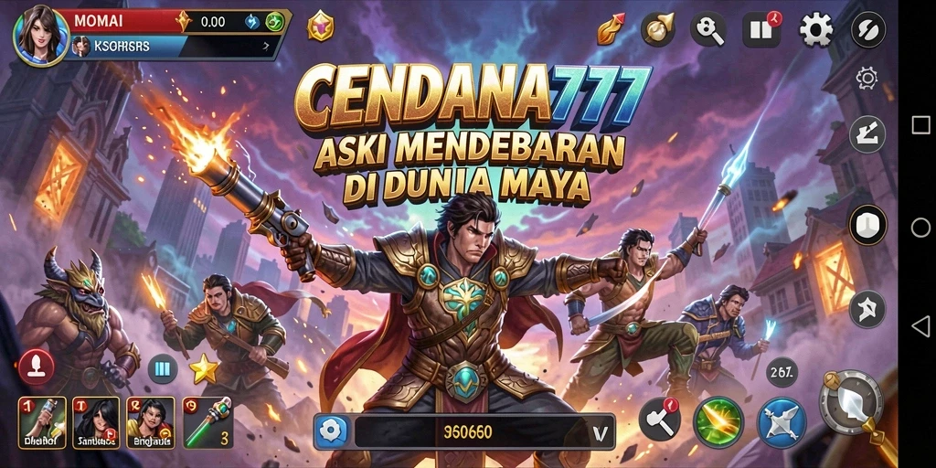 Tampilan gameplay CENDANA777 dengan aksi seru dan adrenalin tinggi.