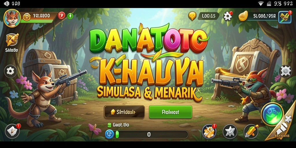 Tampilan gameplay yang menarik dari DANATOTO dalam simulasi kehidupan.