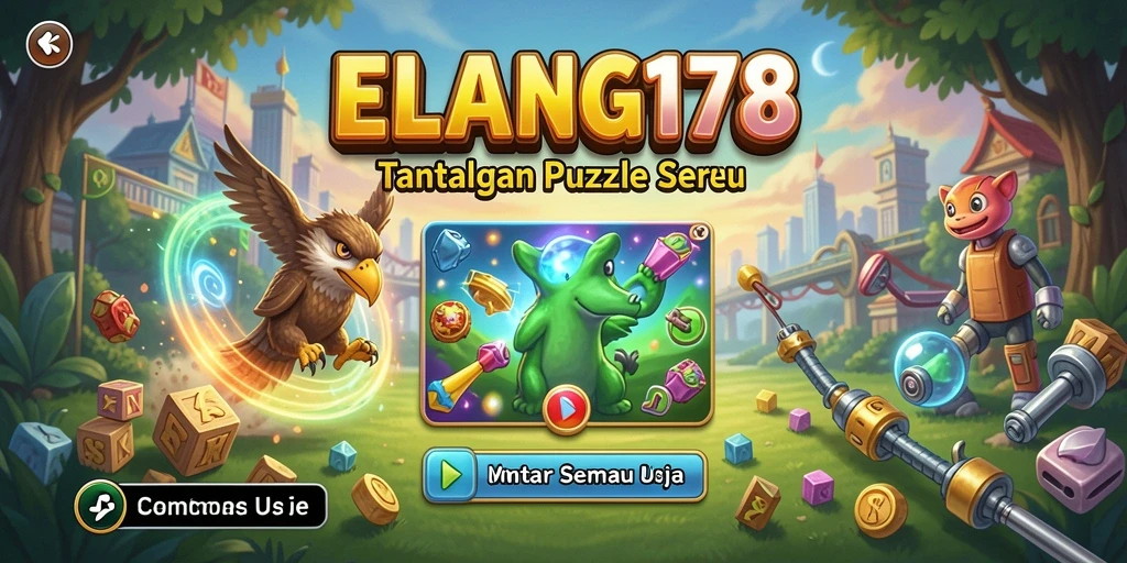 Screenshot ELANG178 menampilkan gameplay puzzle yang menantang dan seru.