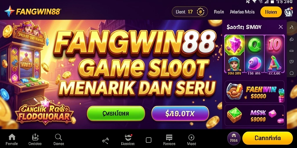 Tampilan utama gameplay FANGWIN88 yang mengasyikkan