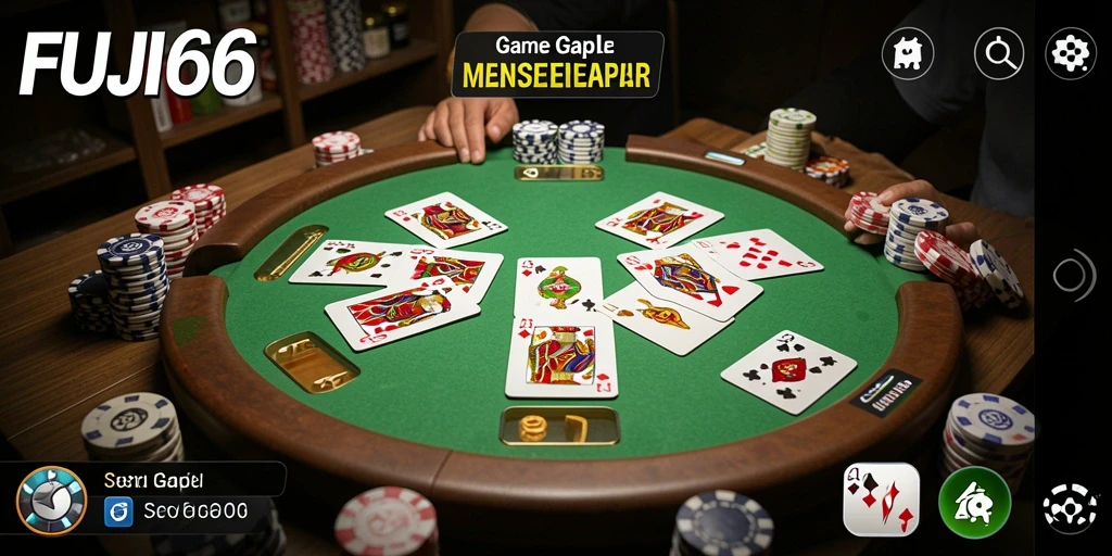 Tampilan gameplay menantang dan interaktif di FUJI66.