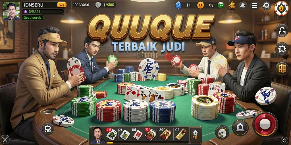Tampilan gameplay seru pada aplikasi IDNSERU QiuQiu.