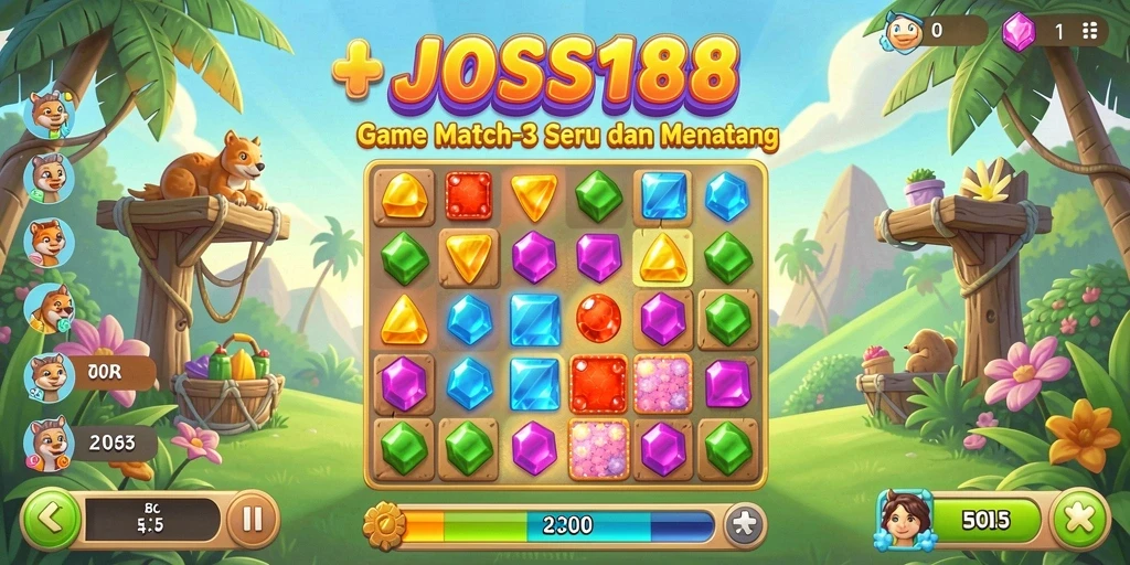 Tampilan gameplay seru dan menantang dari JOSS188.