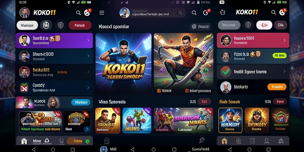 Tampilan gameplay KOKO11 yang menarik dengan berbagai pilihan taruhan.