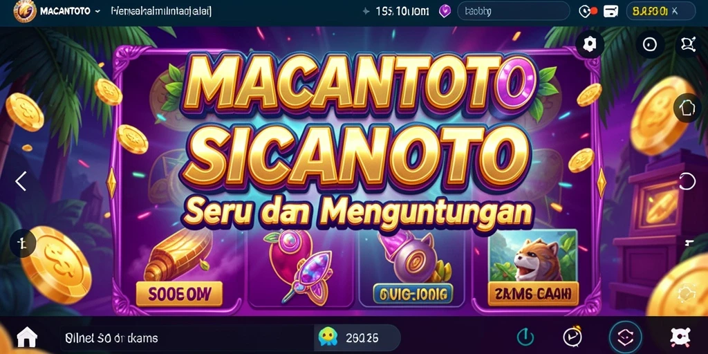 Tangkapan layar gameplay menarik dari MACANTOTO yang menunjukkan keseruan slot.