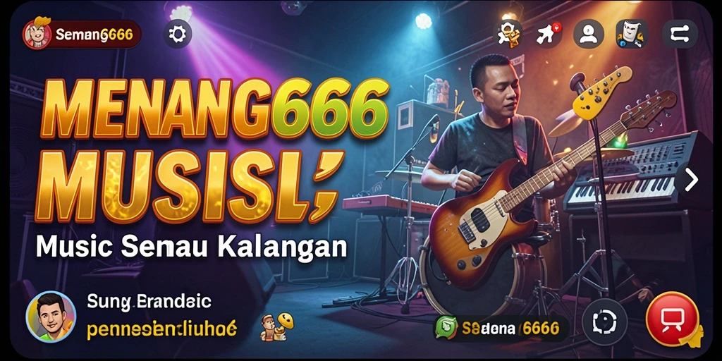 Gambaran gameplay MENANG666 menampilkan kompetisi seru dengan musik.