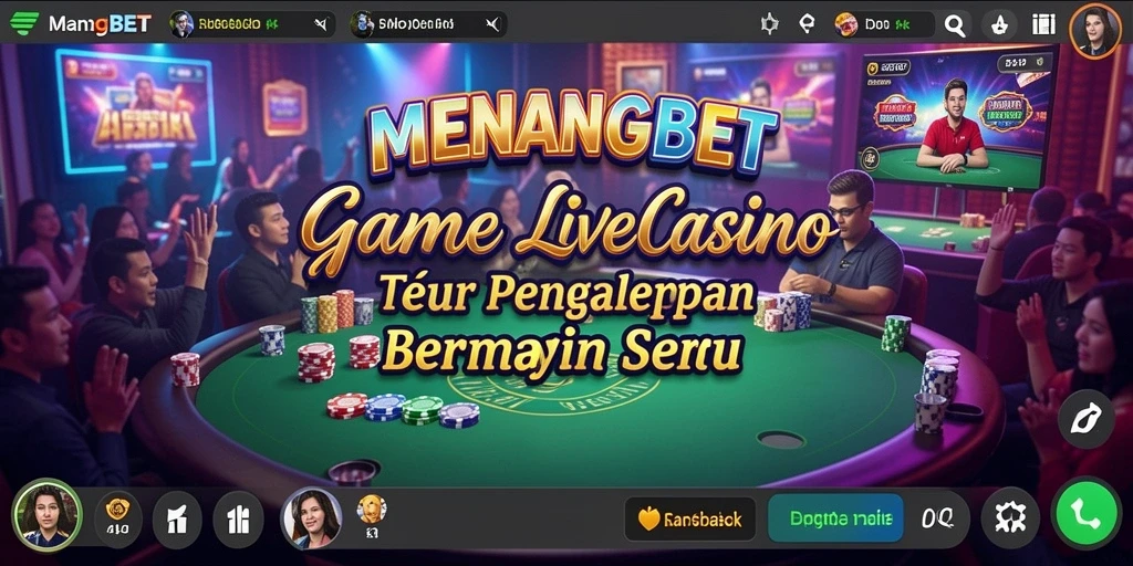 Tampilan gameplay seru dari MENANGBET di Live Casino.