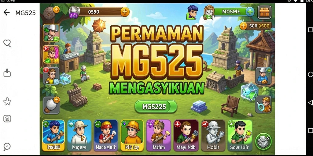 Tampilan gameplay MG525 yang menarik dan memikat untuk dimainkan.