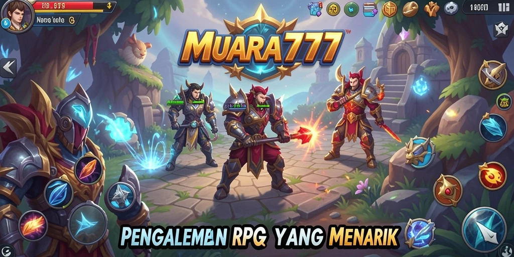 Tampilan gameplay RPG seru di MUARA777, penuh aksi dan petualangan.