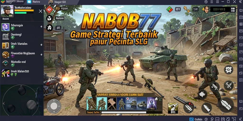 Screenshot gameplay NABOB77 menampilkan strategi pertempuran yang mendebarkan.