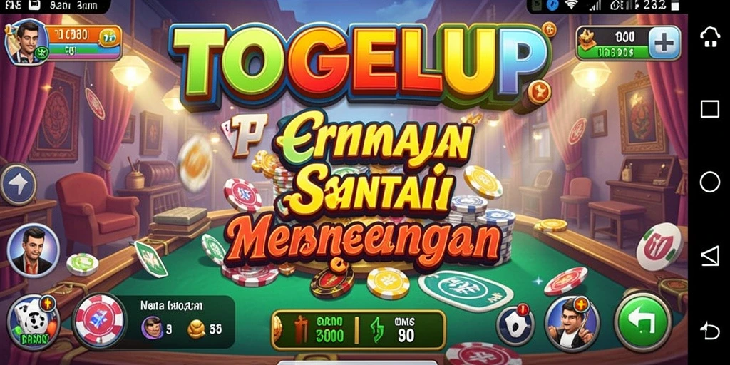 Gameplay TOGELUP yang seru dan menyenangkan dengan tantangan menarik.