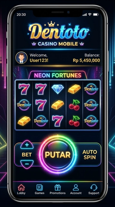 Screenshot aplikasi dentoto dengan antarmuka yang sederhana.